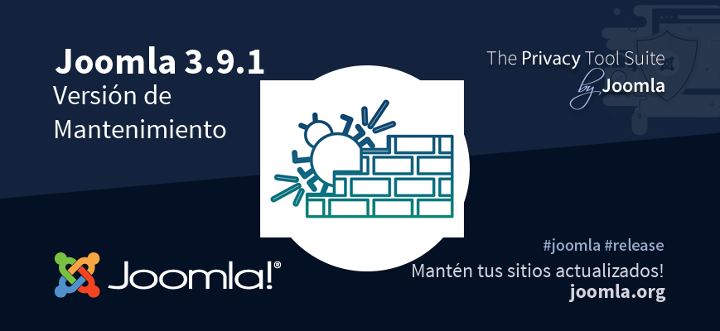 Joomla 3.9.1 - Versión de mantenimiento - Mantén tus sitios actualizados - joomla.org
