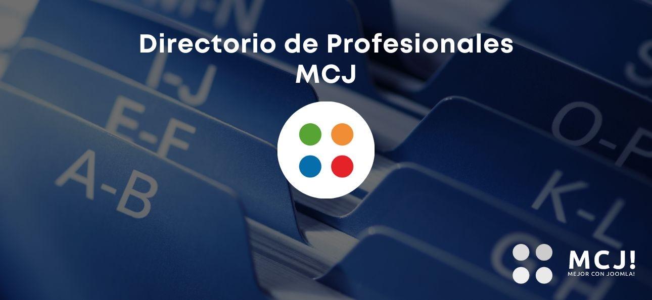 Presentamos el nuevo Directorio de Profesionales MCJ