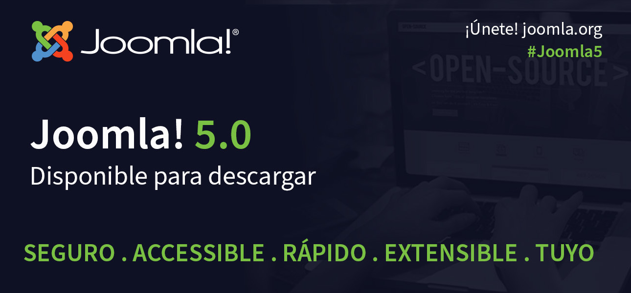 Joomla 5.0 Disponible para descargar