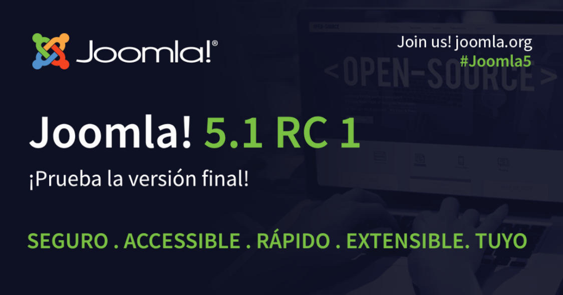Joomla 5.1 RC1 está disponible