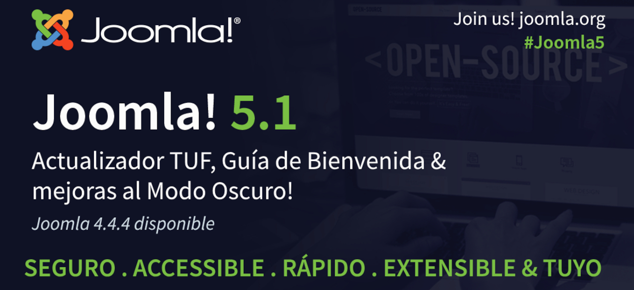 Joomla 5.1 y Joomla 4.4.4 ya están aquí