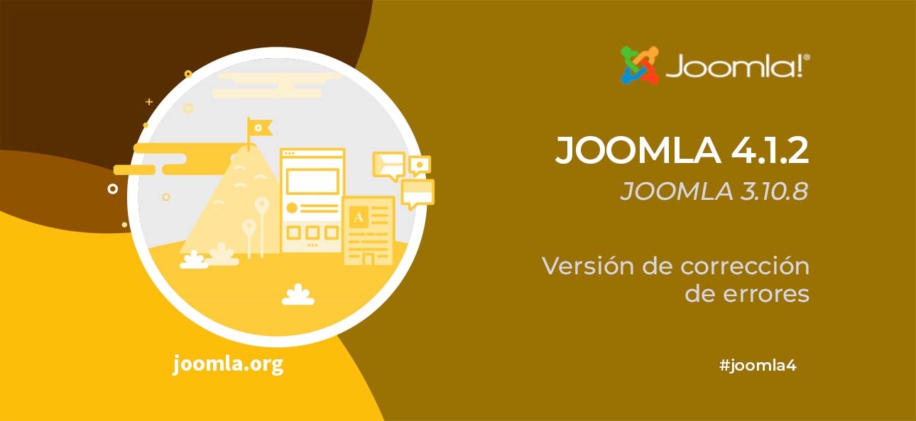 Joomla 4.1.2 y 3.10.8 ya están disponibles