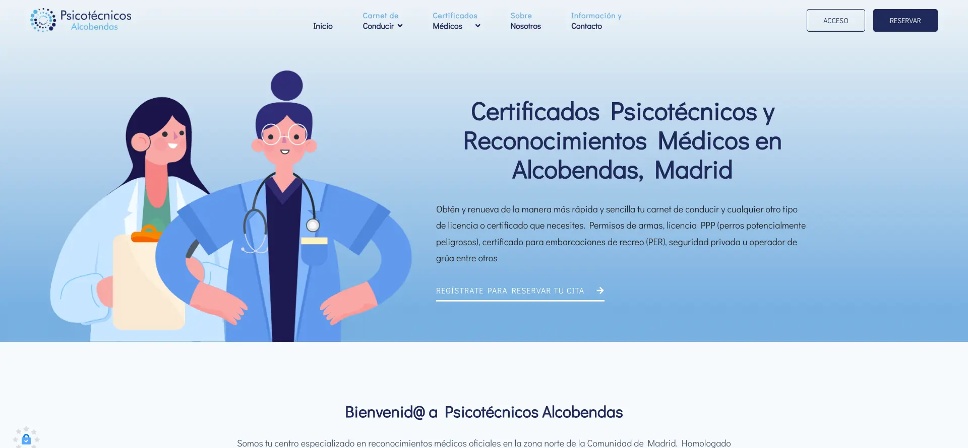 Web Psicotécnicos Alcobendas